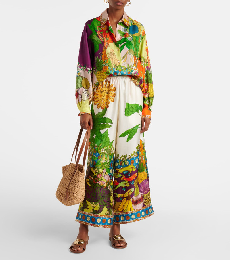 ALÉMAIS Tiger palazzo pants outlook
