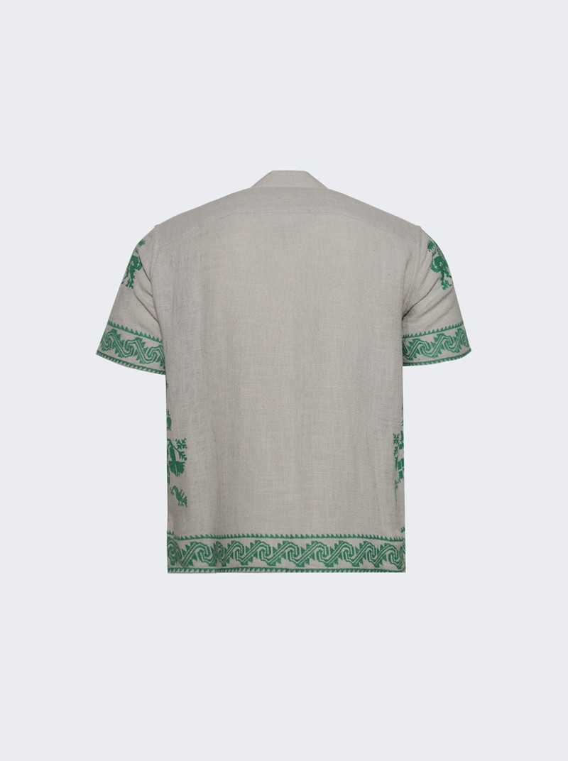 baziszt Tulum Short Sleeve Shirt Emerald outlook