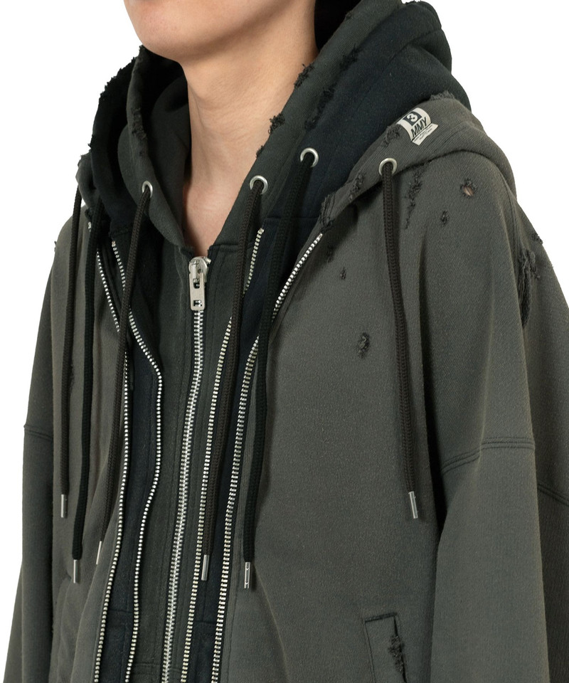 Triple Layered Zip-up Hoodie 7
