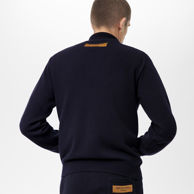 LVSE Inside-Out Zipped Through Cashmere Cardigan 2