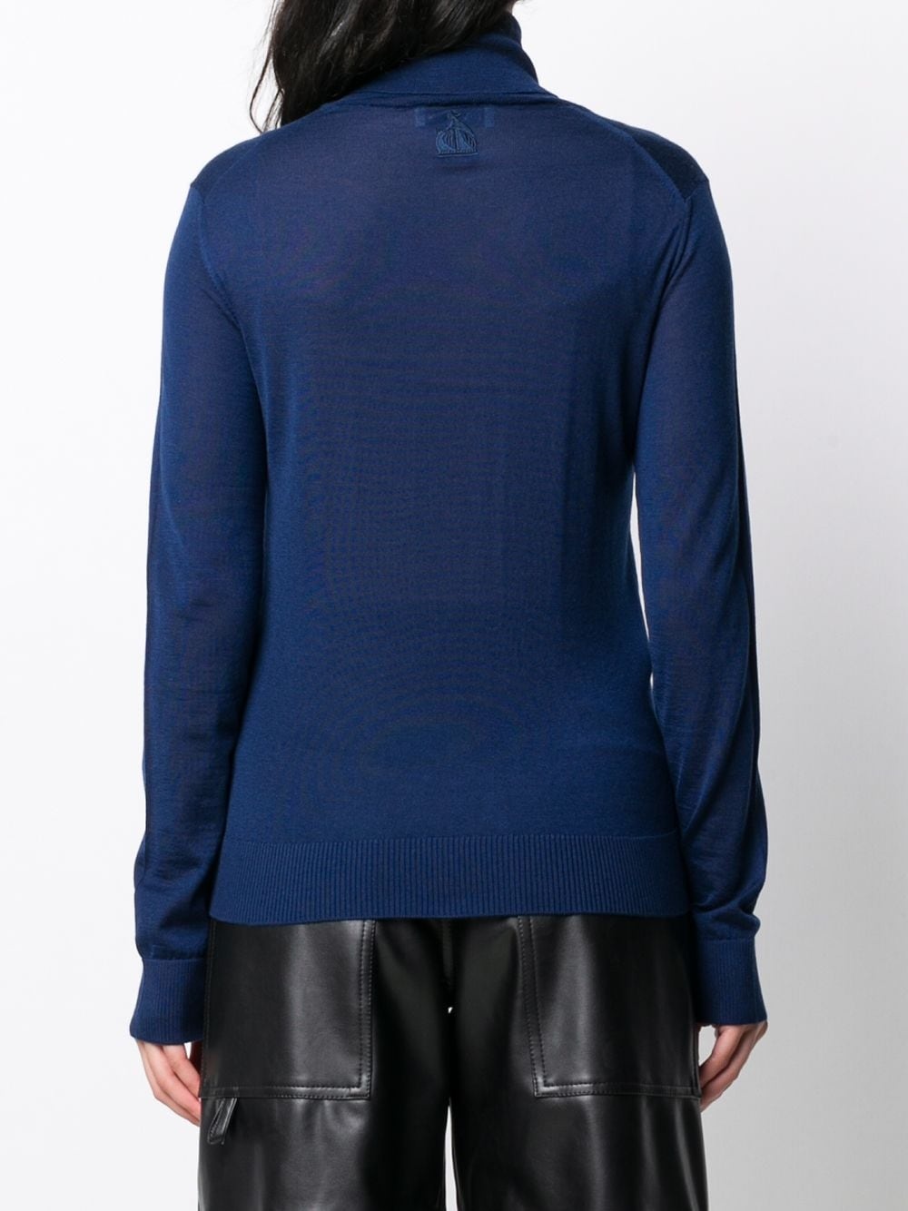 turtle neck knitted jumper - 4