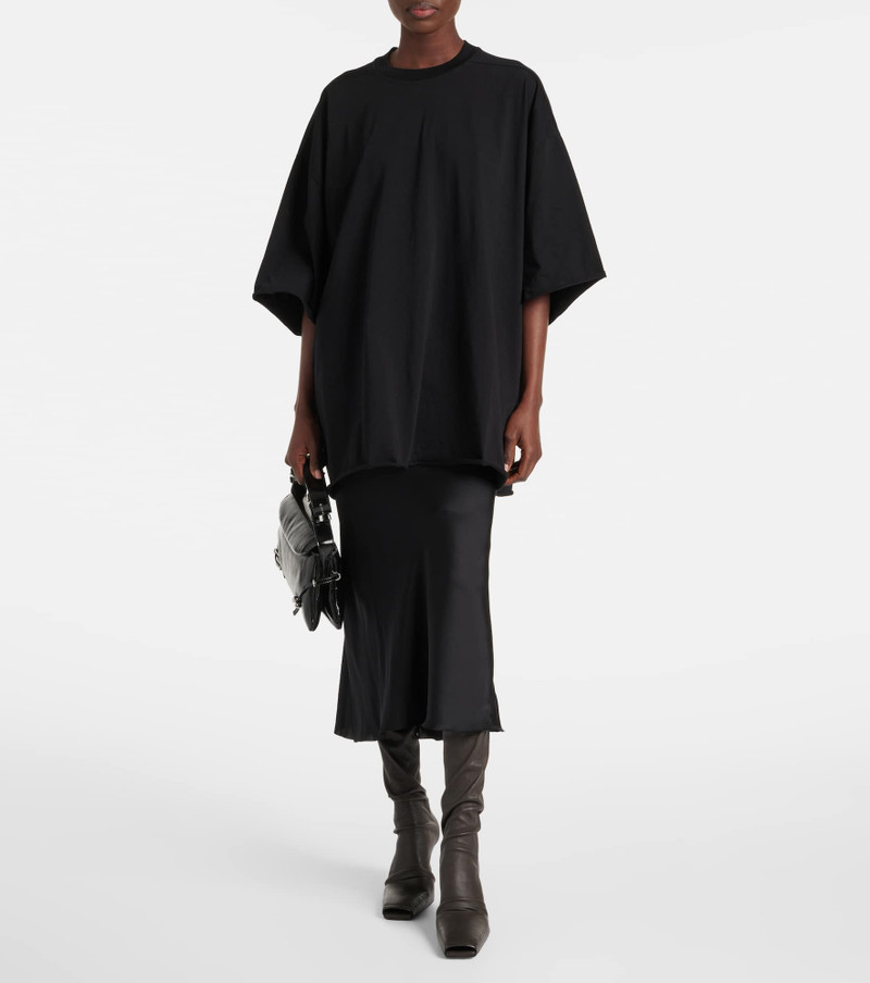Rick Owens Jersey midi skirt outlook
