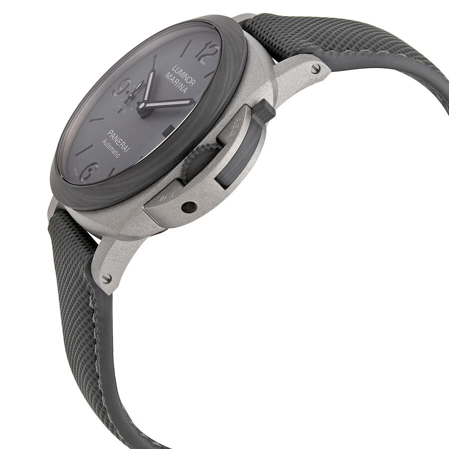 Pre-owned Panerai Luminor Grey Dial Men's Watch PAM01662 - 2