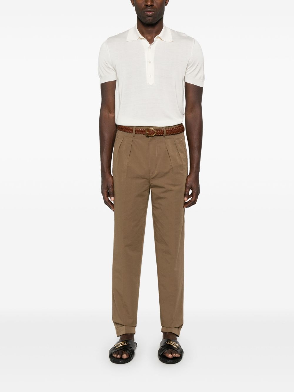 fine-knit polo shirt - 2