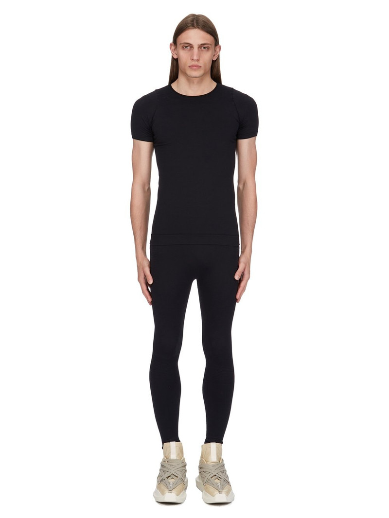 Rick Owens Black Hollywood Active Knit Leggings outlook