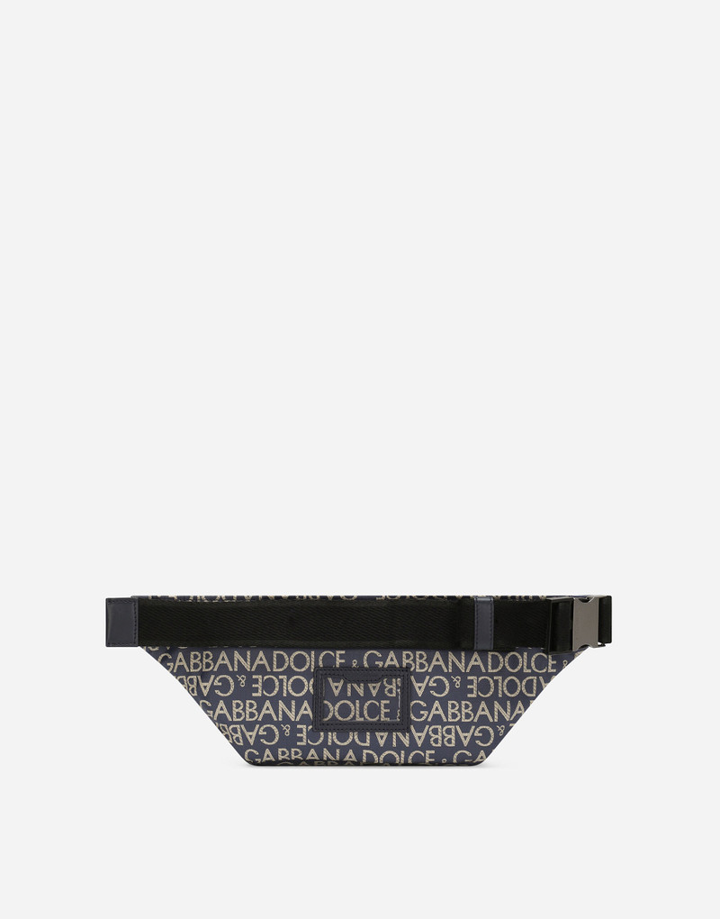 Small coated jacquard belt bag 4