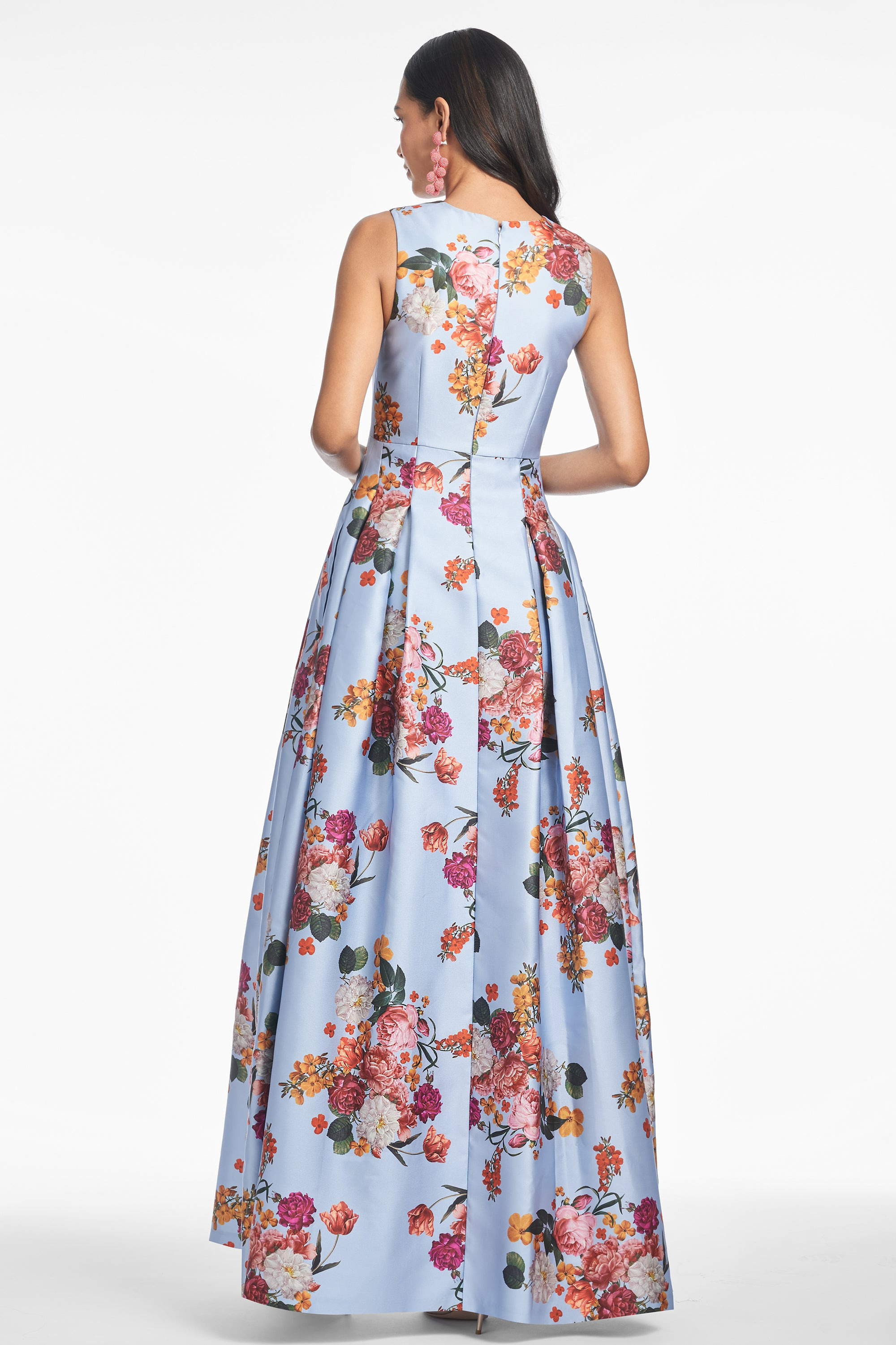 BROOKE GOWN - GLACIAL BLUE BRIGHT BOUQUET - 4