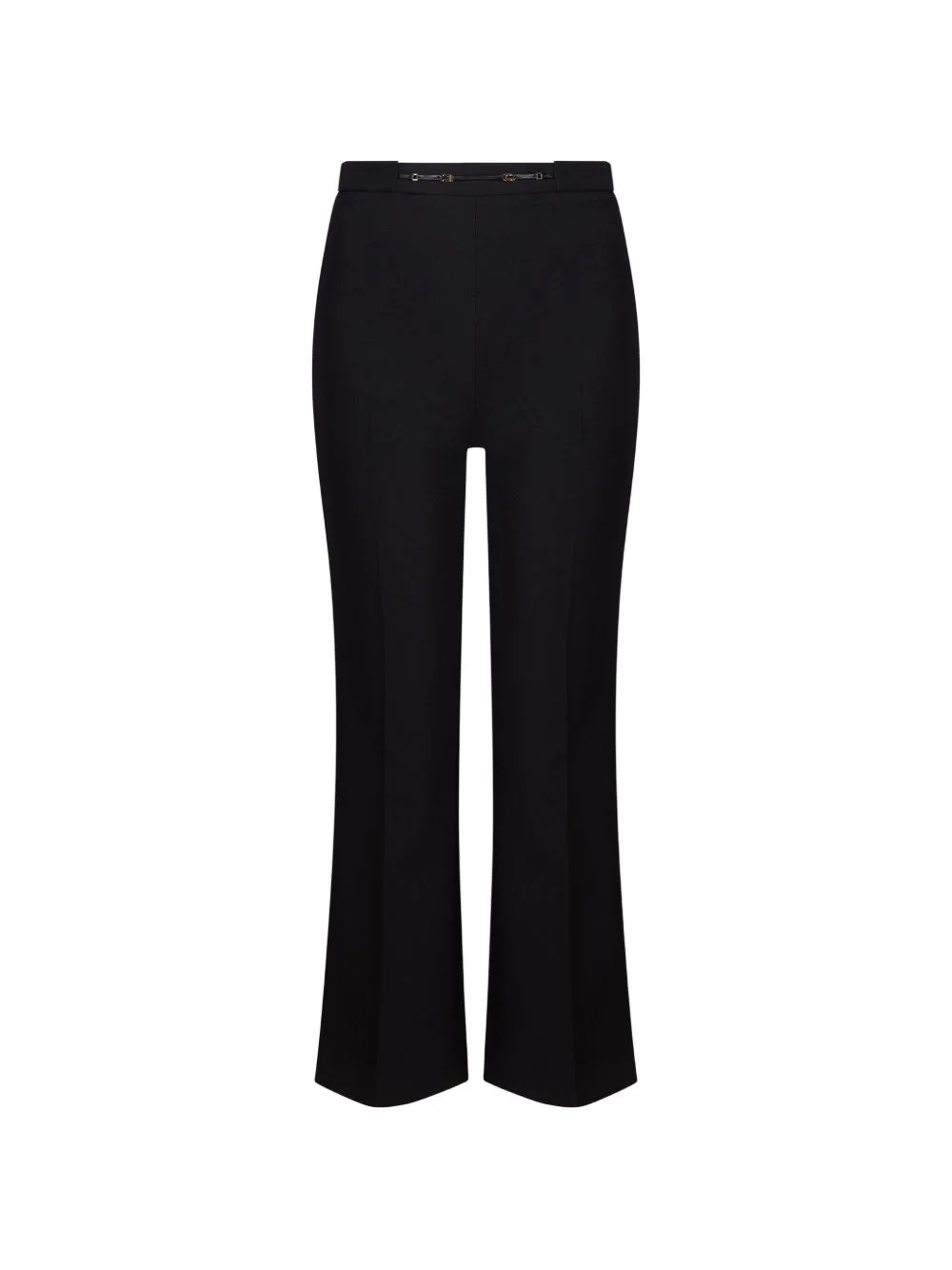 Horsebit-detail flared trousers - 1