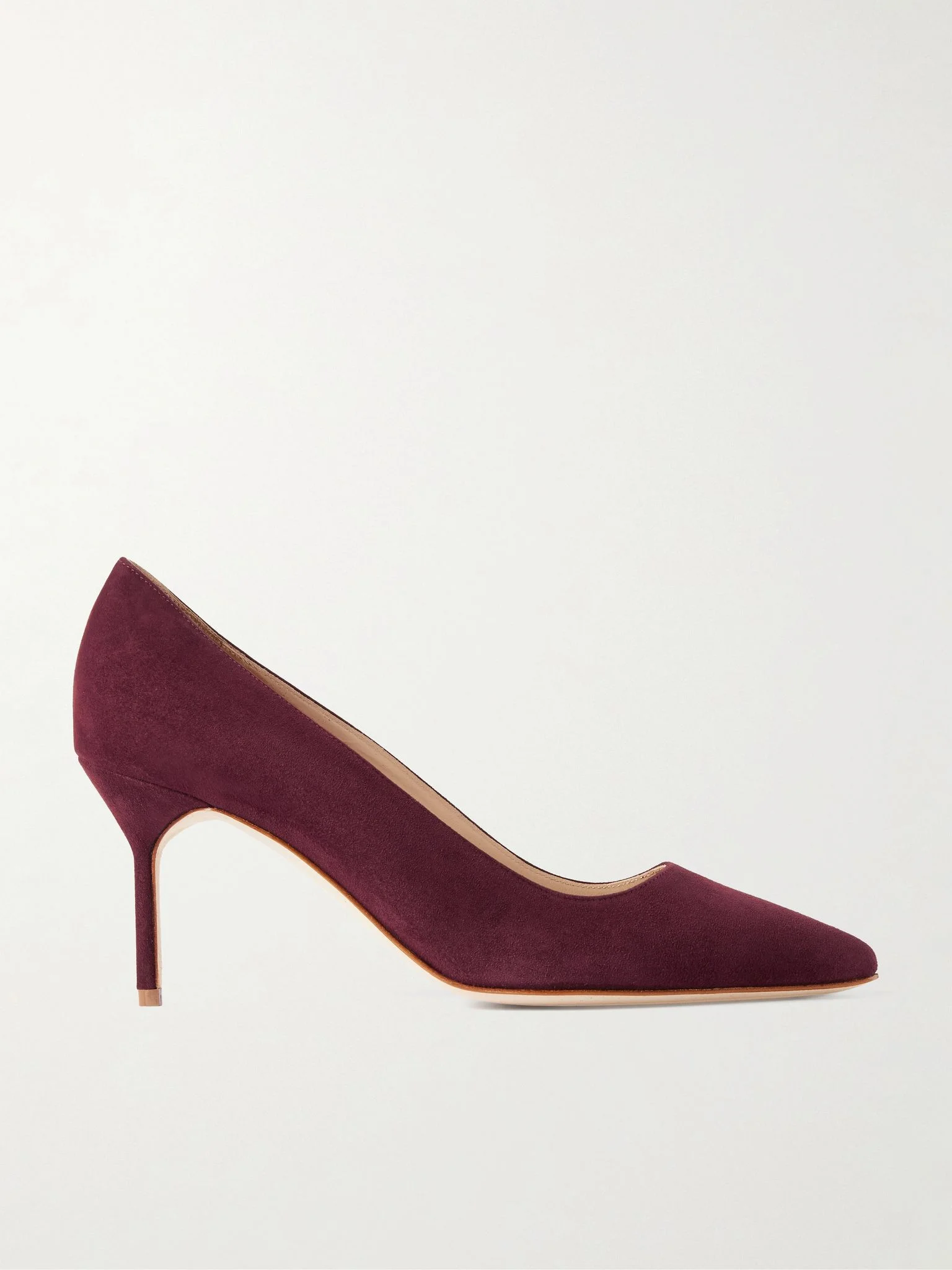 BB 70 suede pumps Burgundy - 1