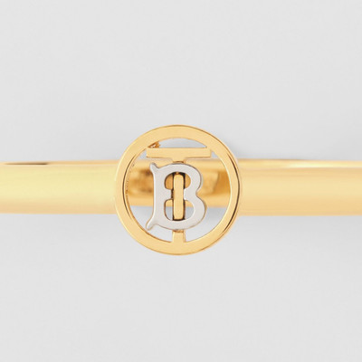 Burberry Gold and Palladium-plated Monogram Motif Bangle outlook