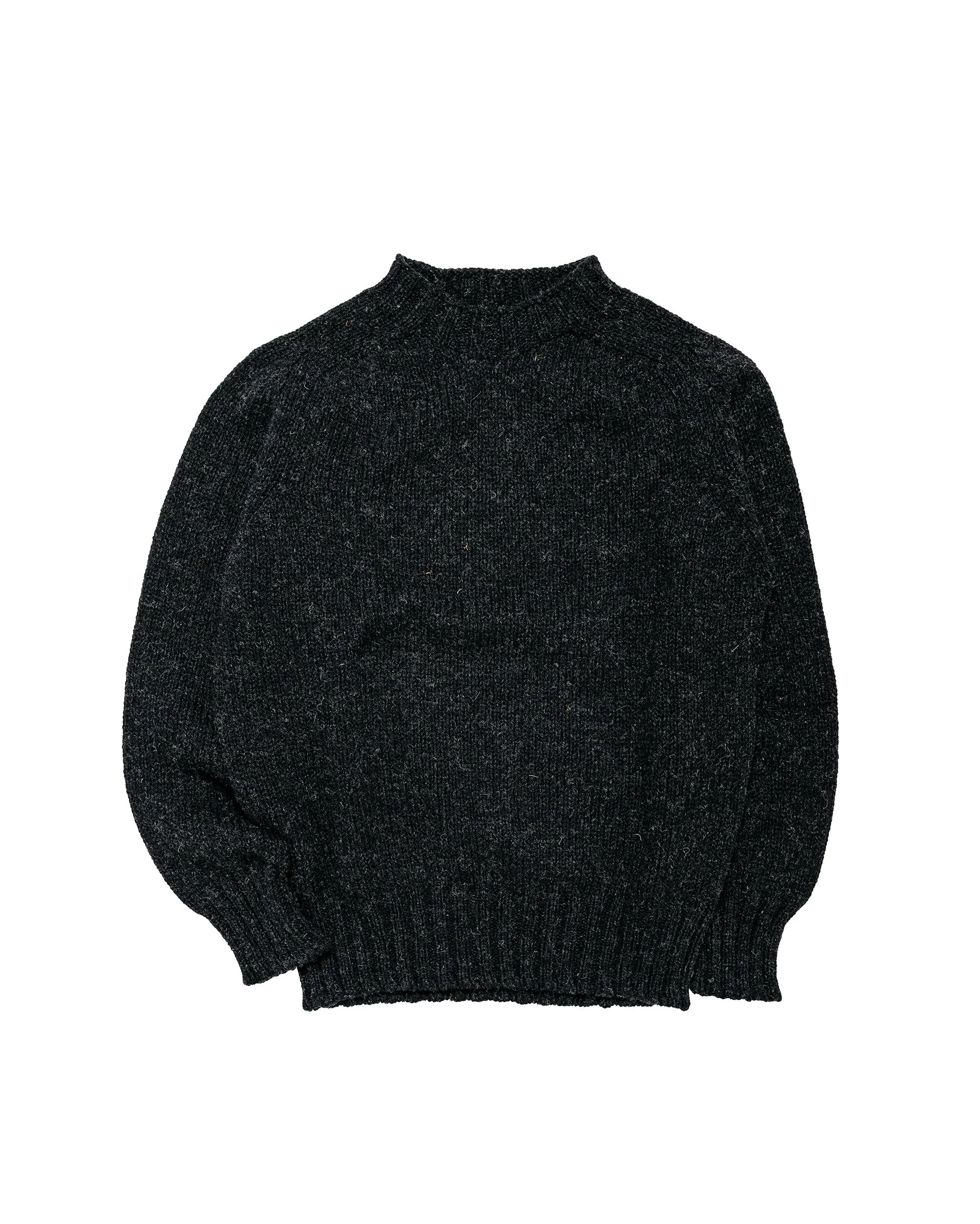 MHL Chunky Seamless Crew Neck Rustic Wool Pewter - 1