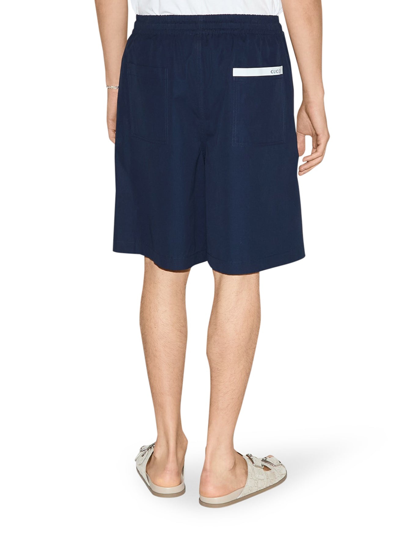 COTTON POPLIN SHORTS - 4