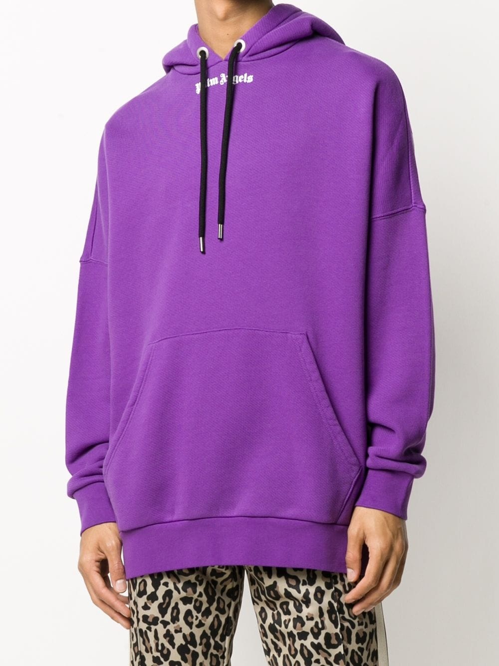 logo-print oversized hoodie - 3