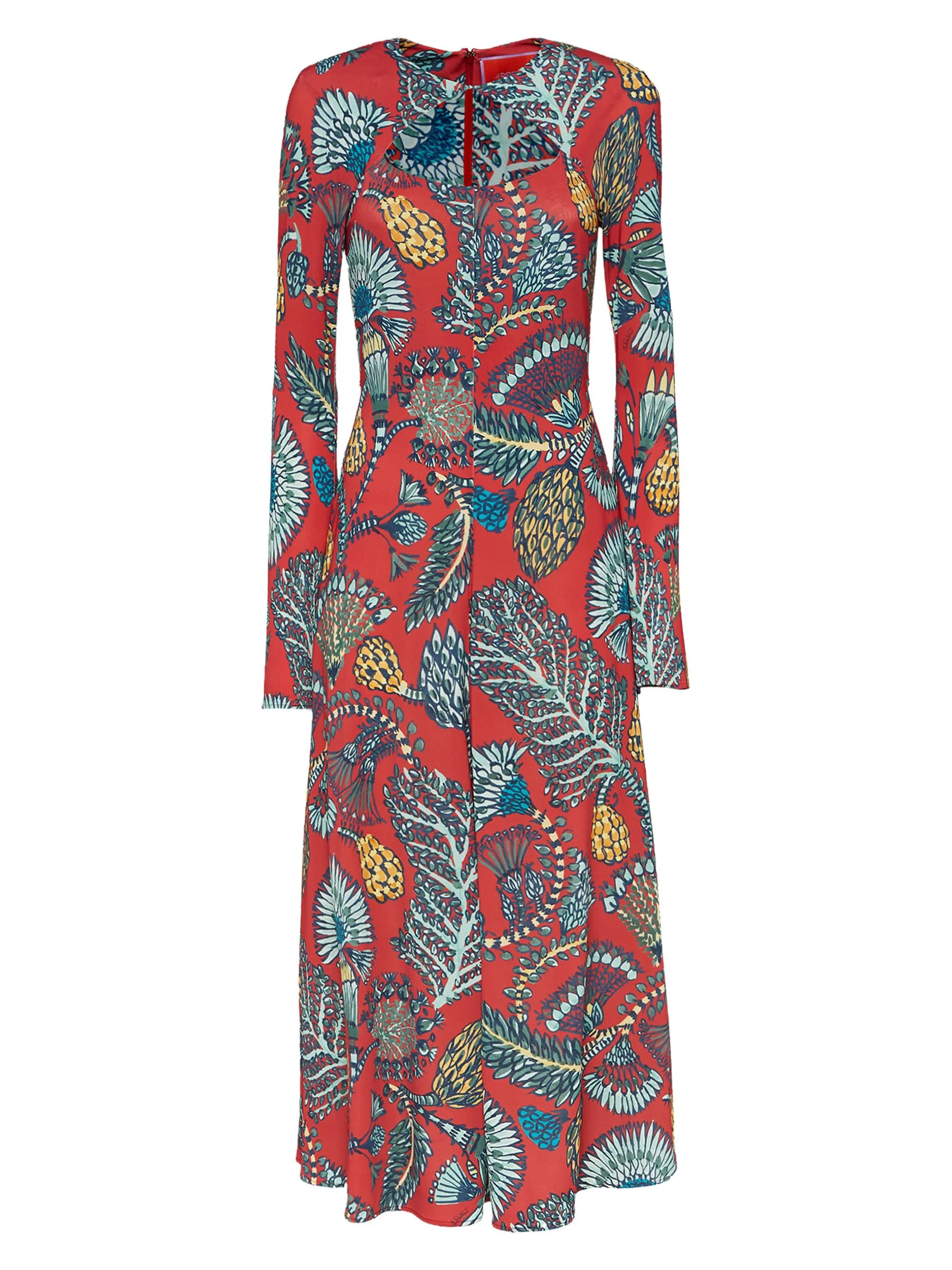 Women's Farfalla Dress - Red Blue - 1