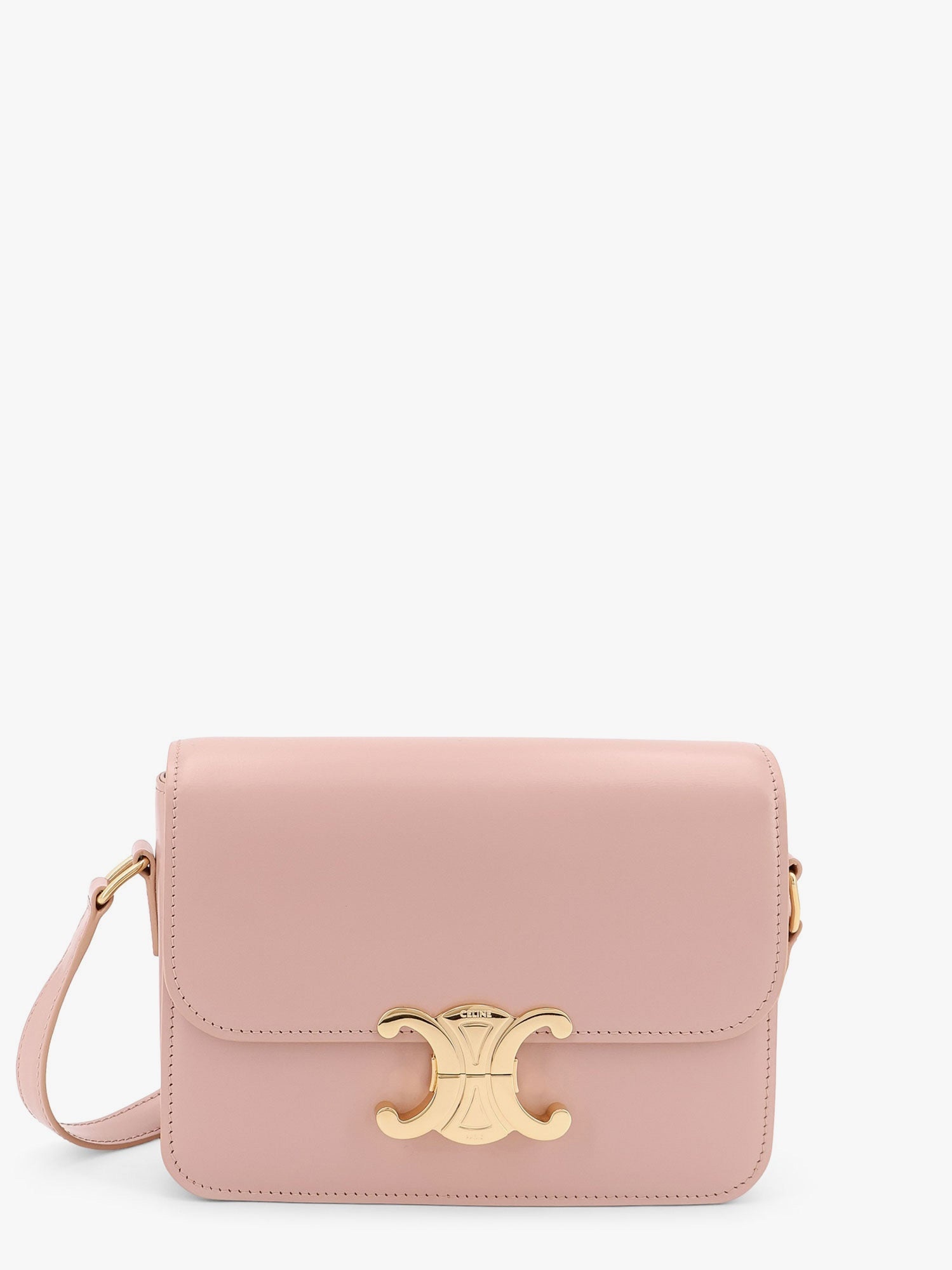 Celine Teen Triomphe Leather Shoulder Bag - 1