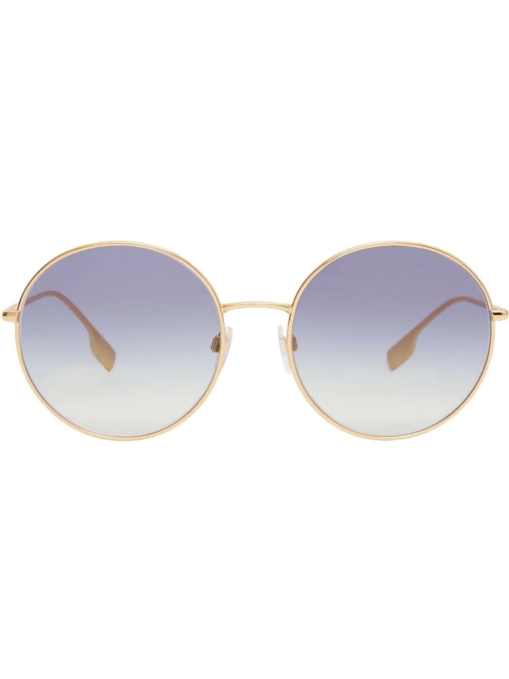 Icon-stripe round-frame sunglasses - 1