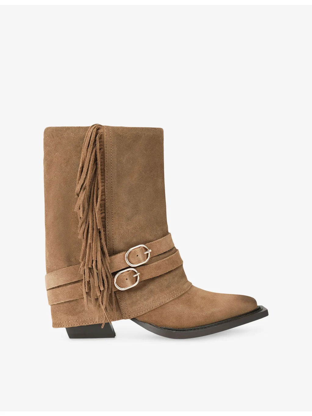 Hadly Suede Western Boots - 1