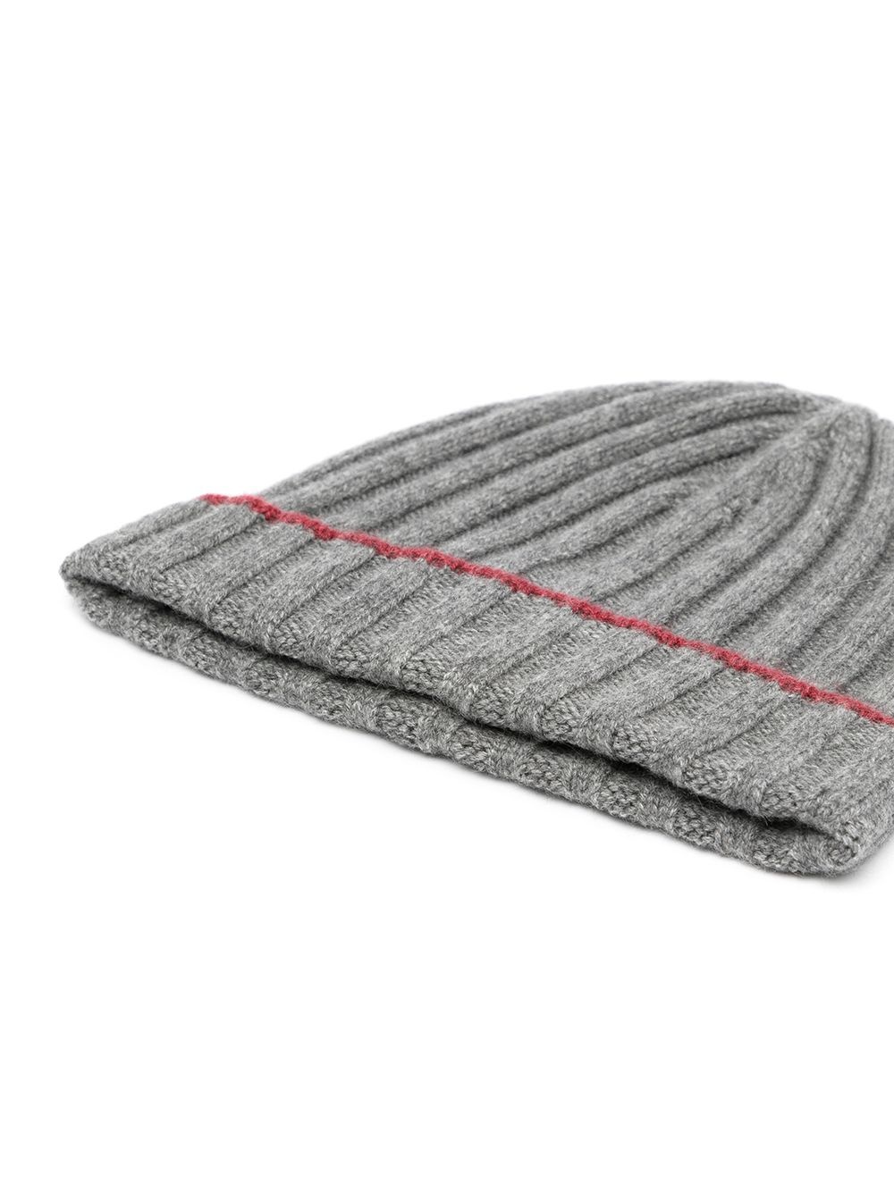 ribbed-knit cashmere beanie - 2