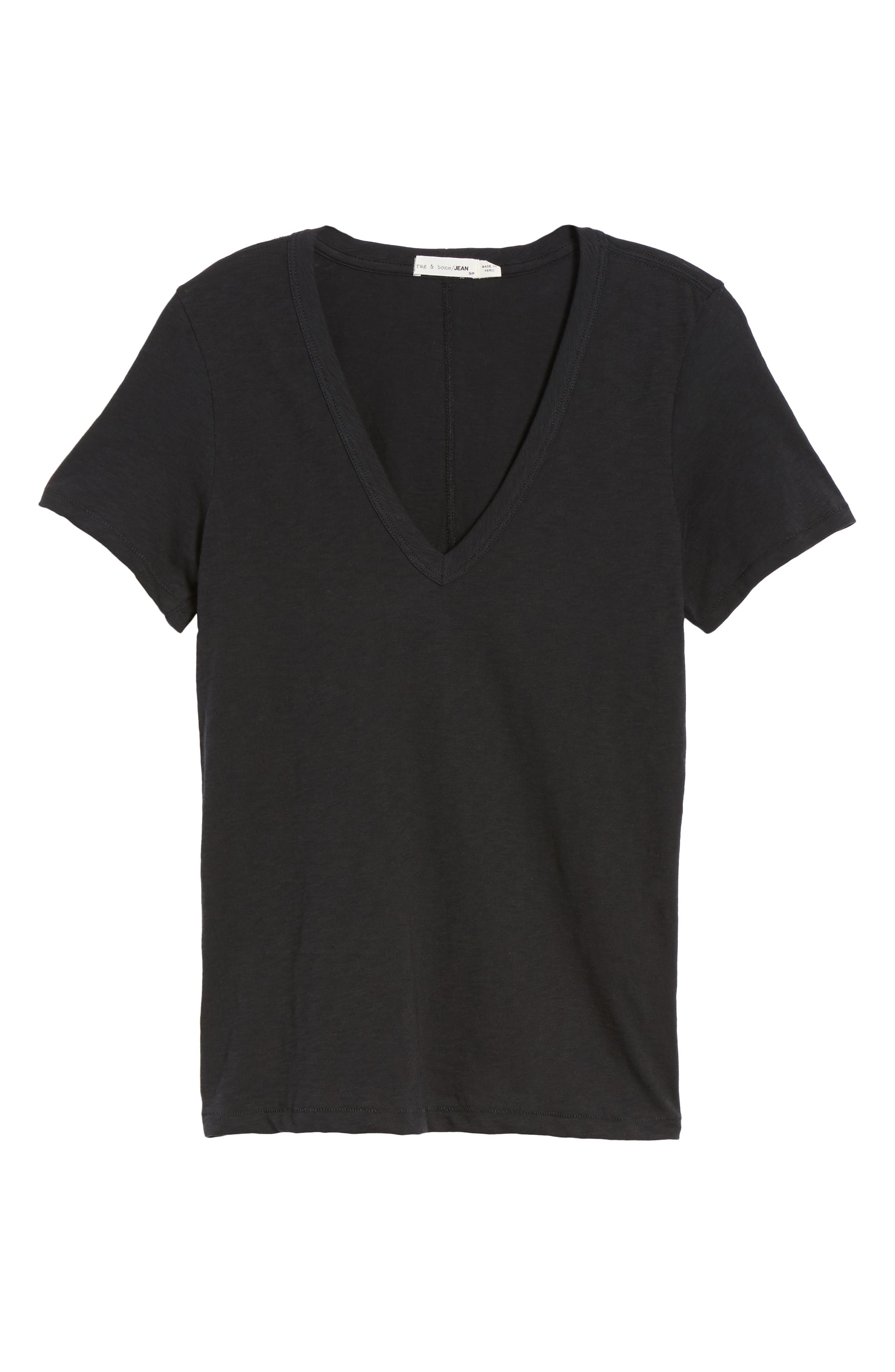 The Vee Slub Cotton T-Shirt - 5