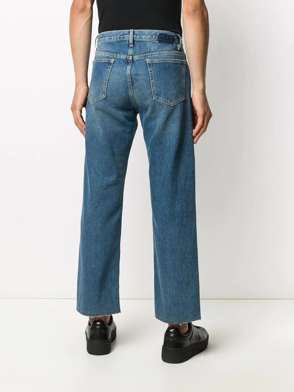 five-pocket straight-leg jeans - 4