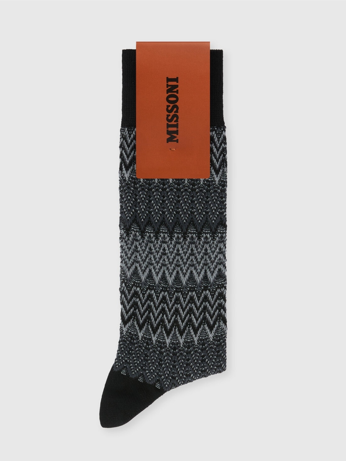 Chevron cotton blend socks - 2