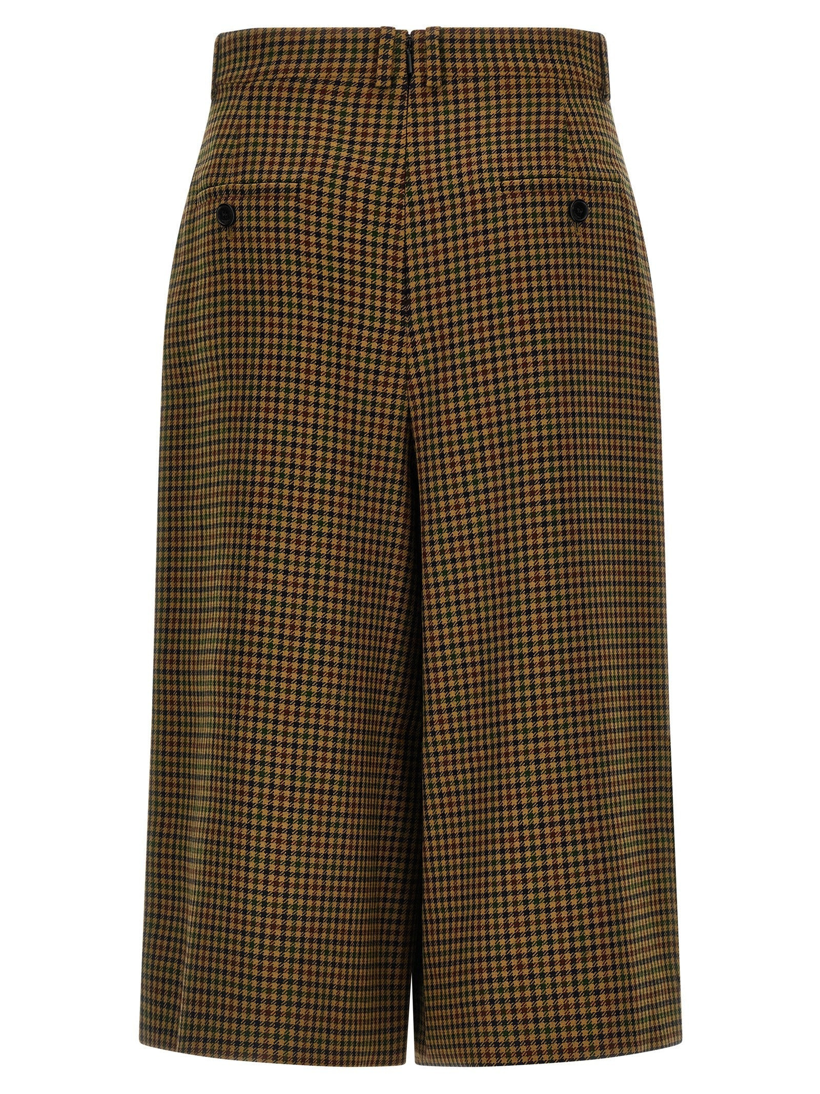 Saint Laurent Women Pied De Poule Pant Skirt - 2