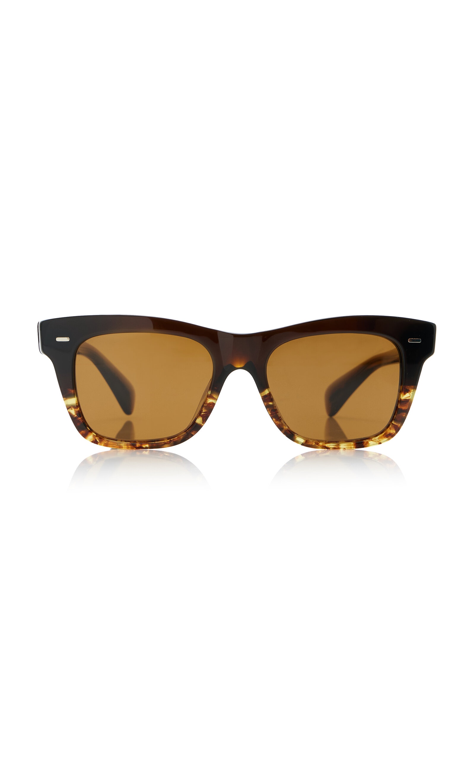 Ms. Oliver Square-Frame Acetate Sunglasses brown - 1