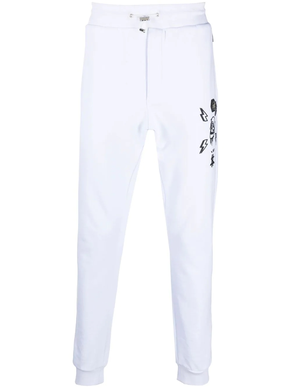 Hexagon tapered track pants - 1