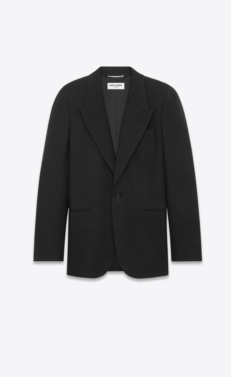 jacket in wool gabardine 1