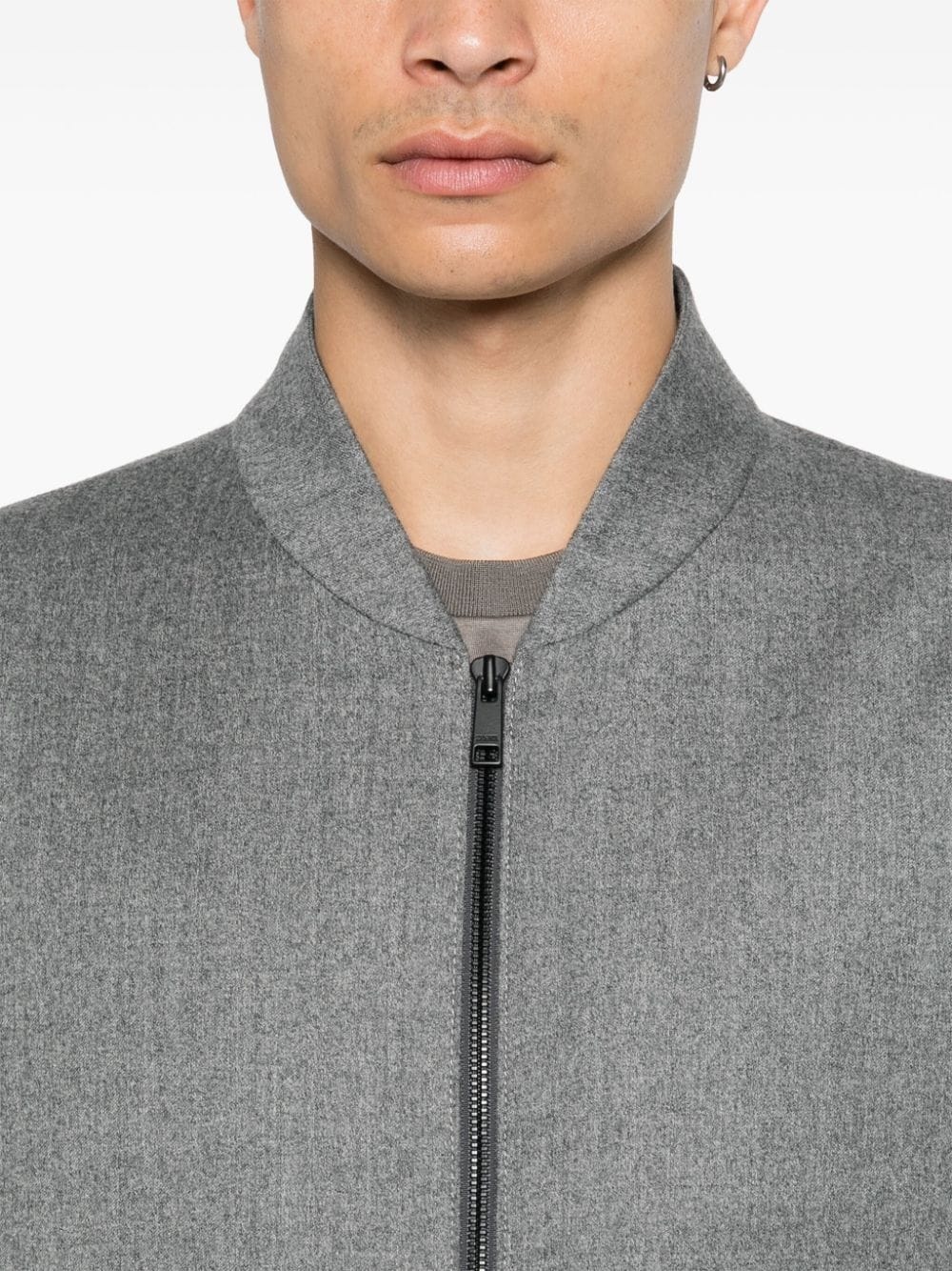 wool bomber jacket - 5