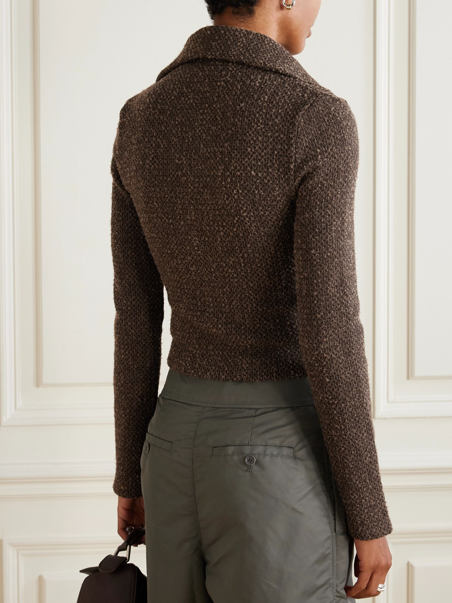 Woven jacket Brown - 3