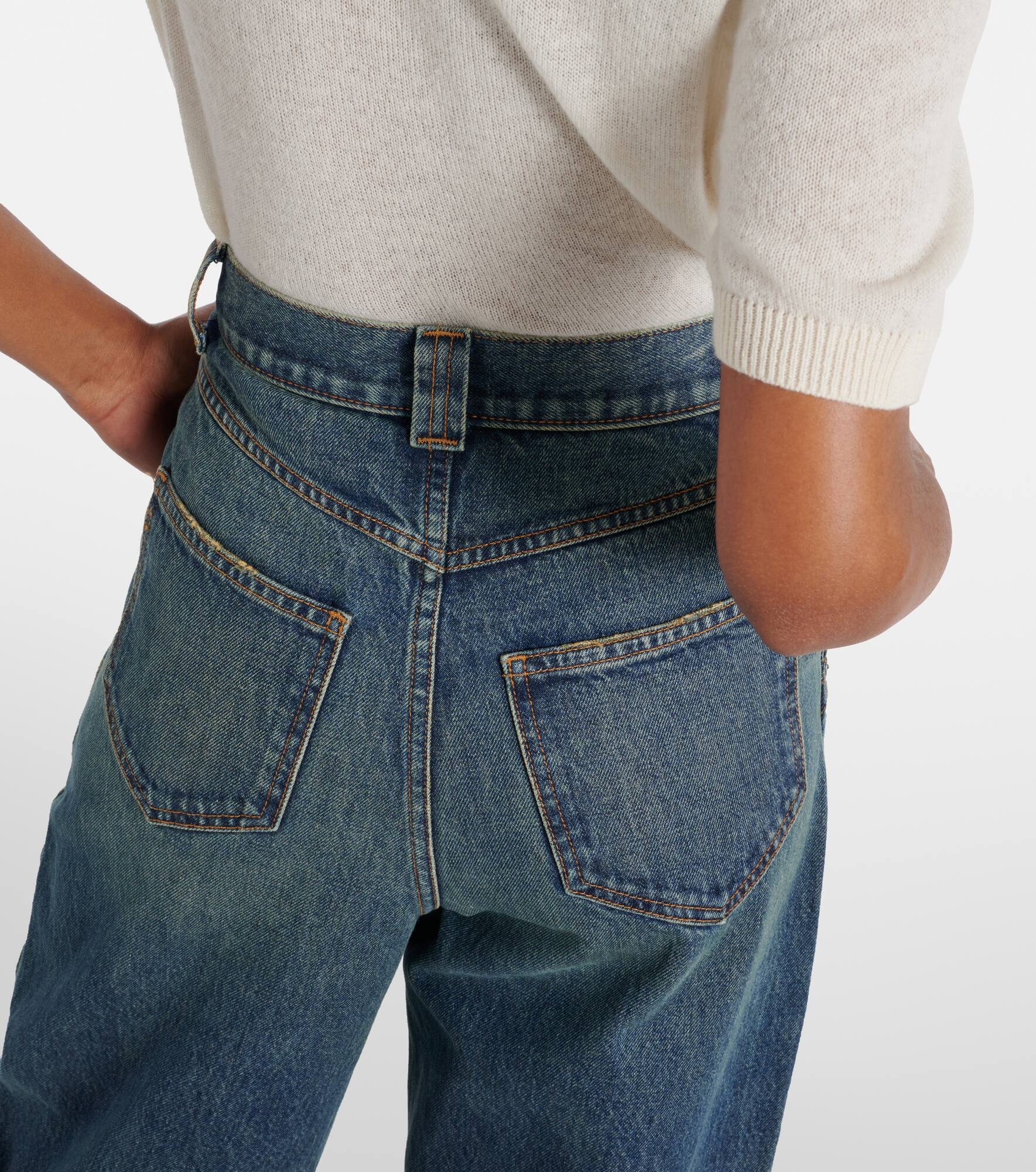 Hewitt high-rise straight jeans - 6