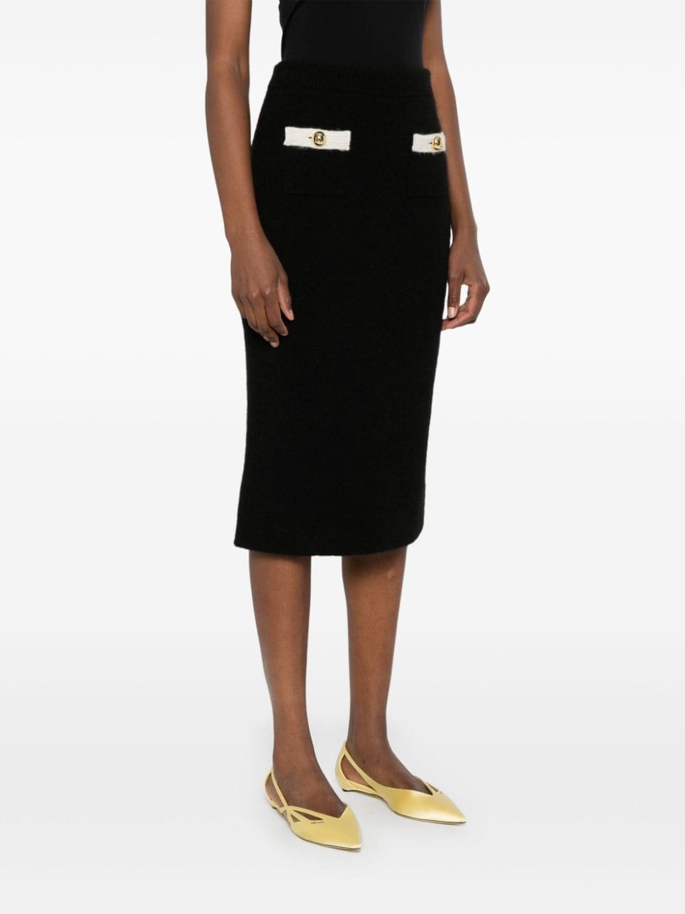 knitted midi skirt - 3