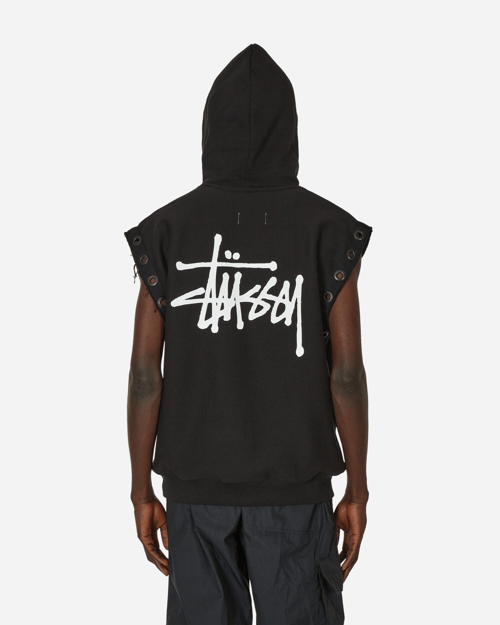 Junya Watanabe MAN Stüssy Hooded Vest Black | slamjam