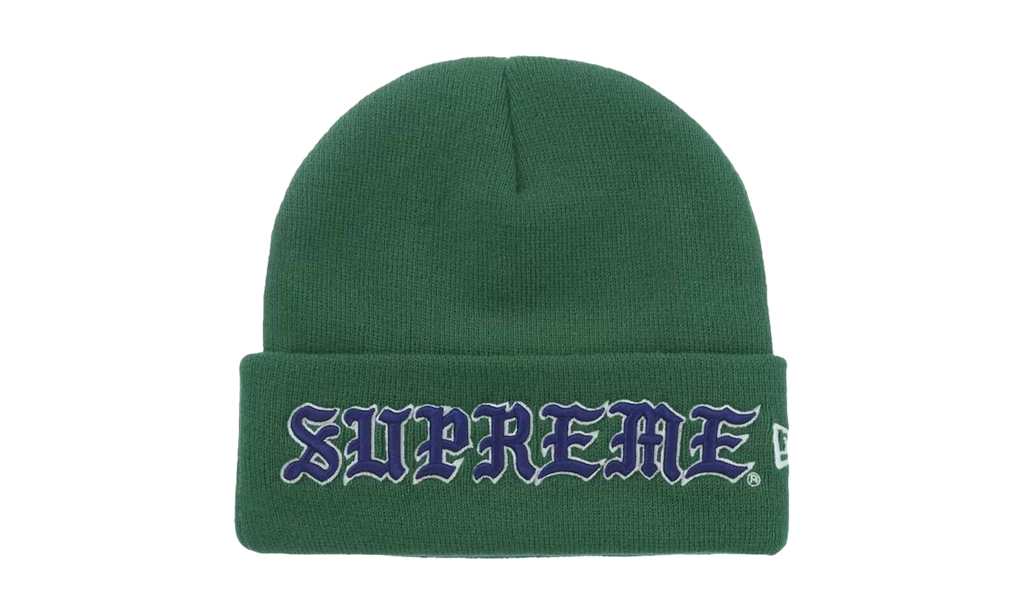 New Era Old English Beanie "Green" SU27210 - 1