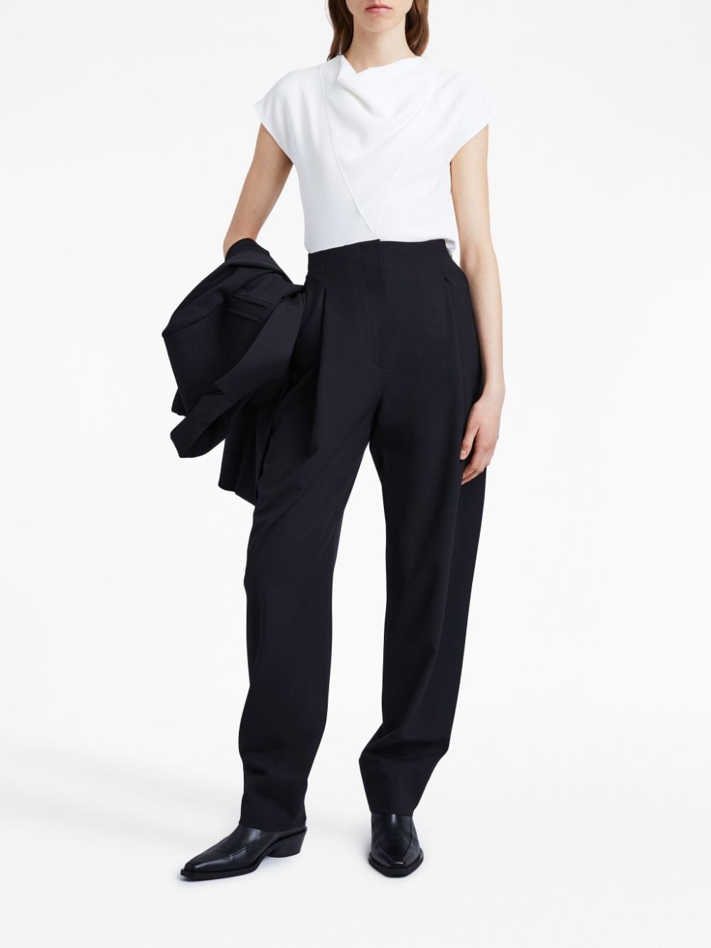 Matte Viscose Crepe Shell Top - 2