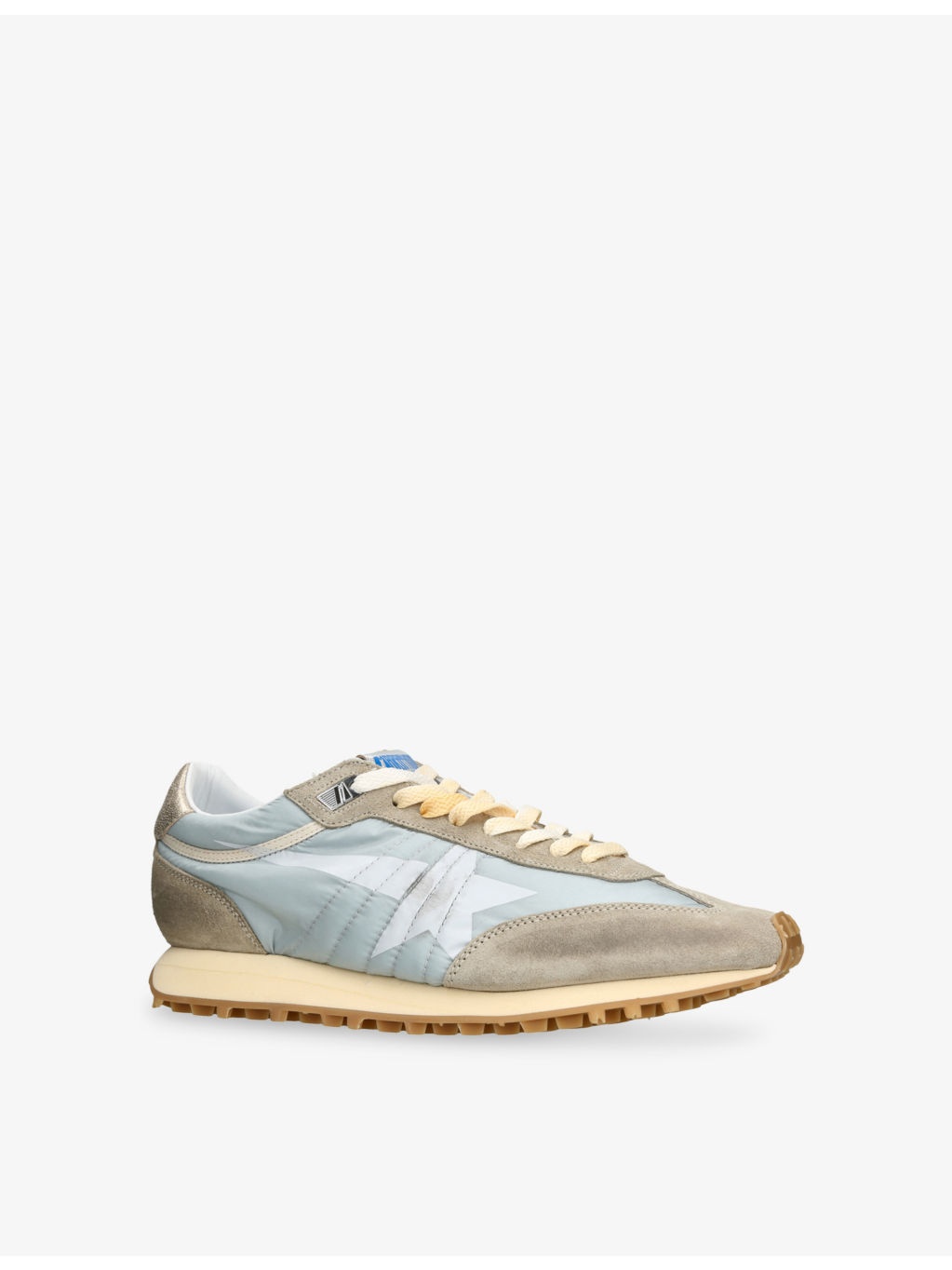 Men’s Marathon Runner Nylon and Suede Low-Top Trainers - 3