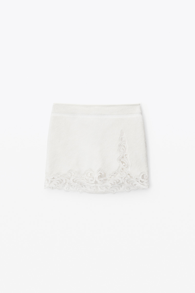 MINI SKIRT IN TOWEL TERRY 1
