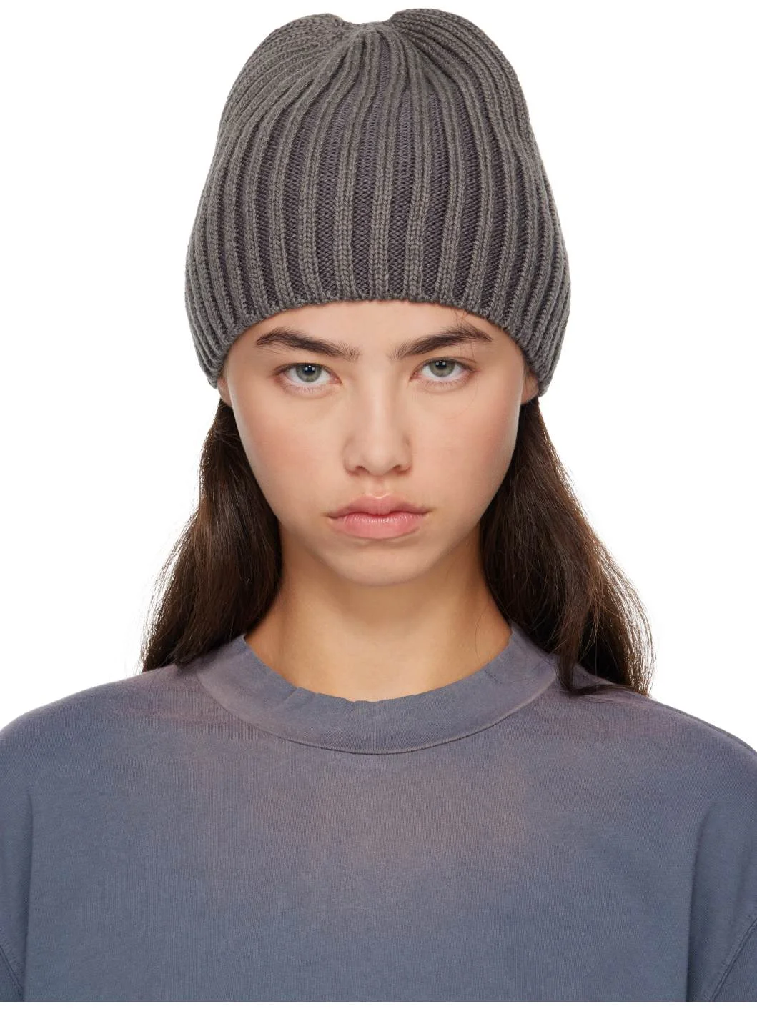 Gray Boston Beanie - 1