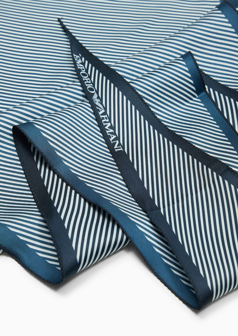 EMPORIO ARMANI Foulard with all-over print outlook