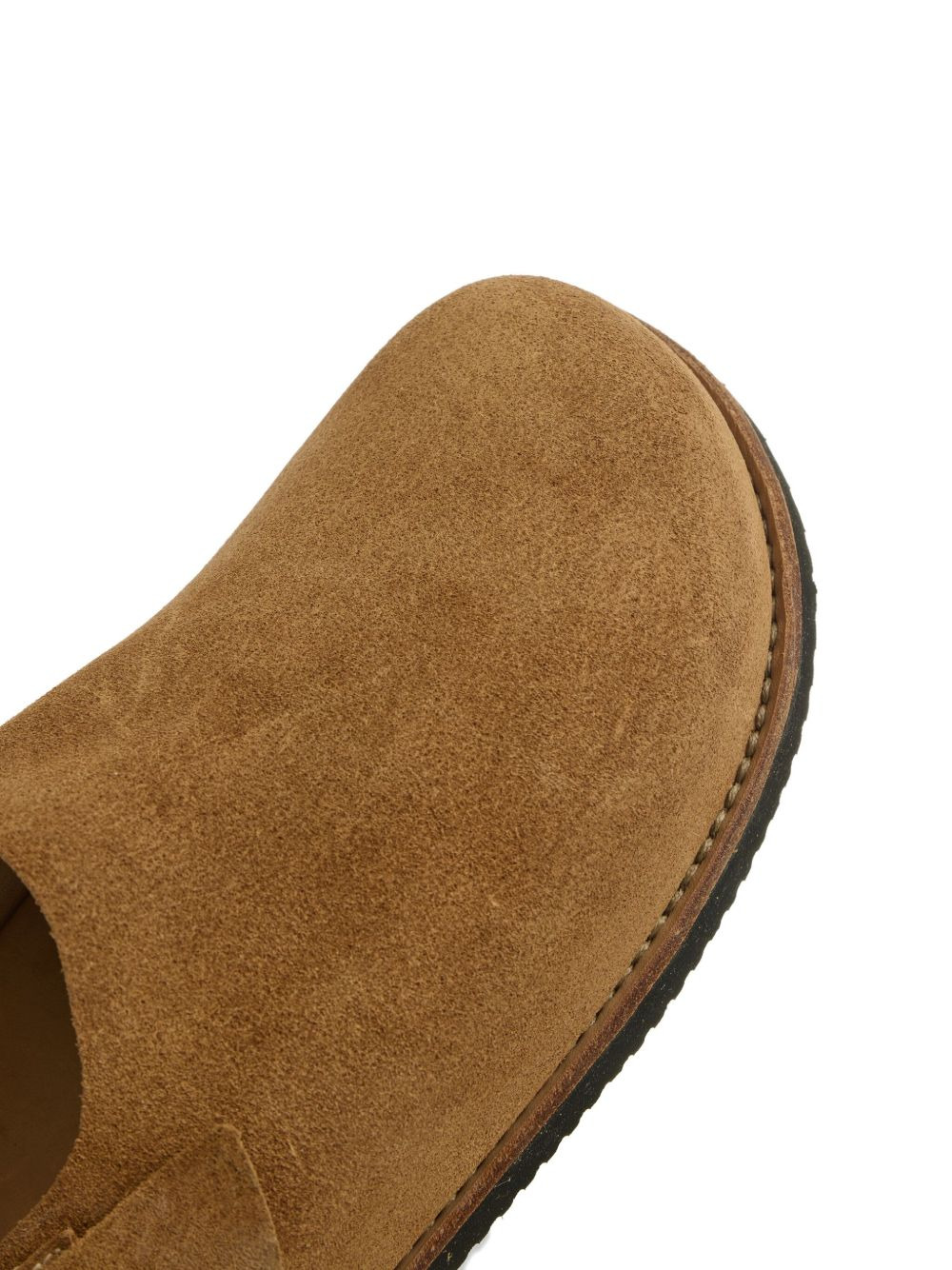 suede buckled mules - 4
