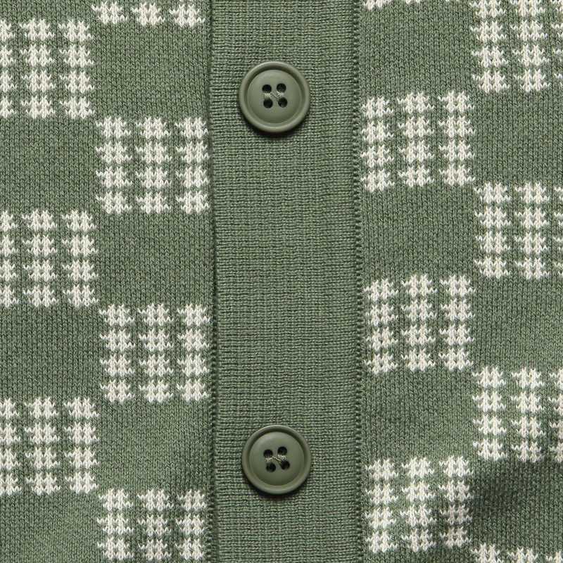Zig Criss Cross Cardigan - Green 4