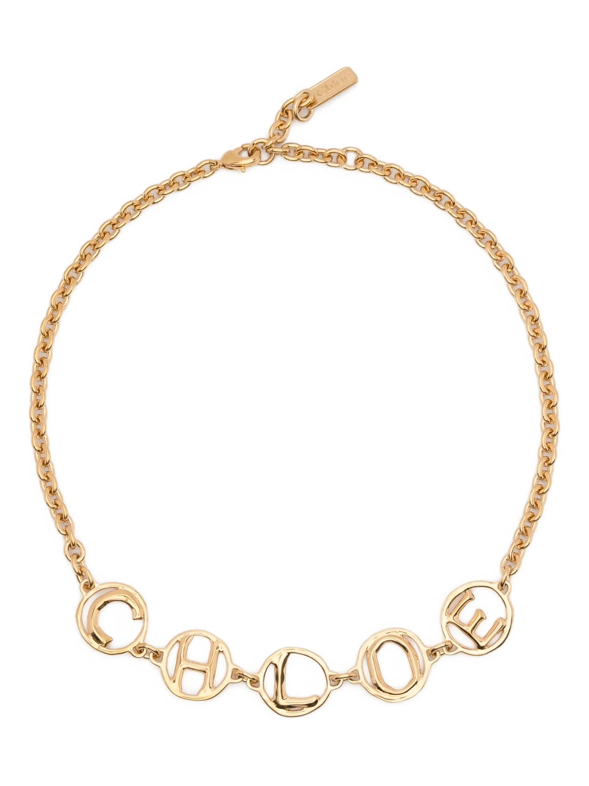 The Chloé Script charm necklace - 1