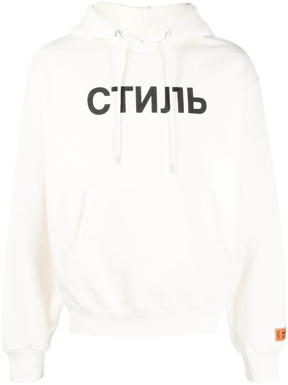 chest-logo hoodie - 1