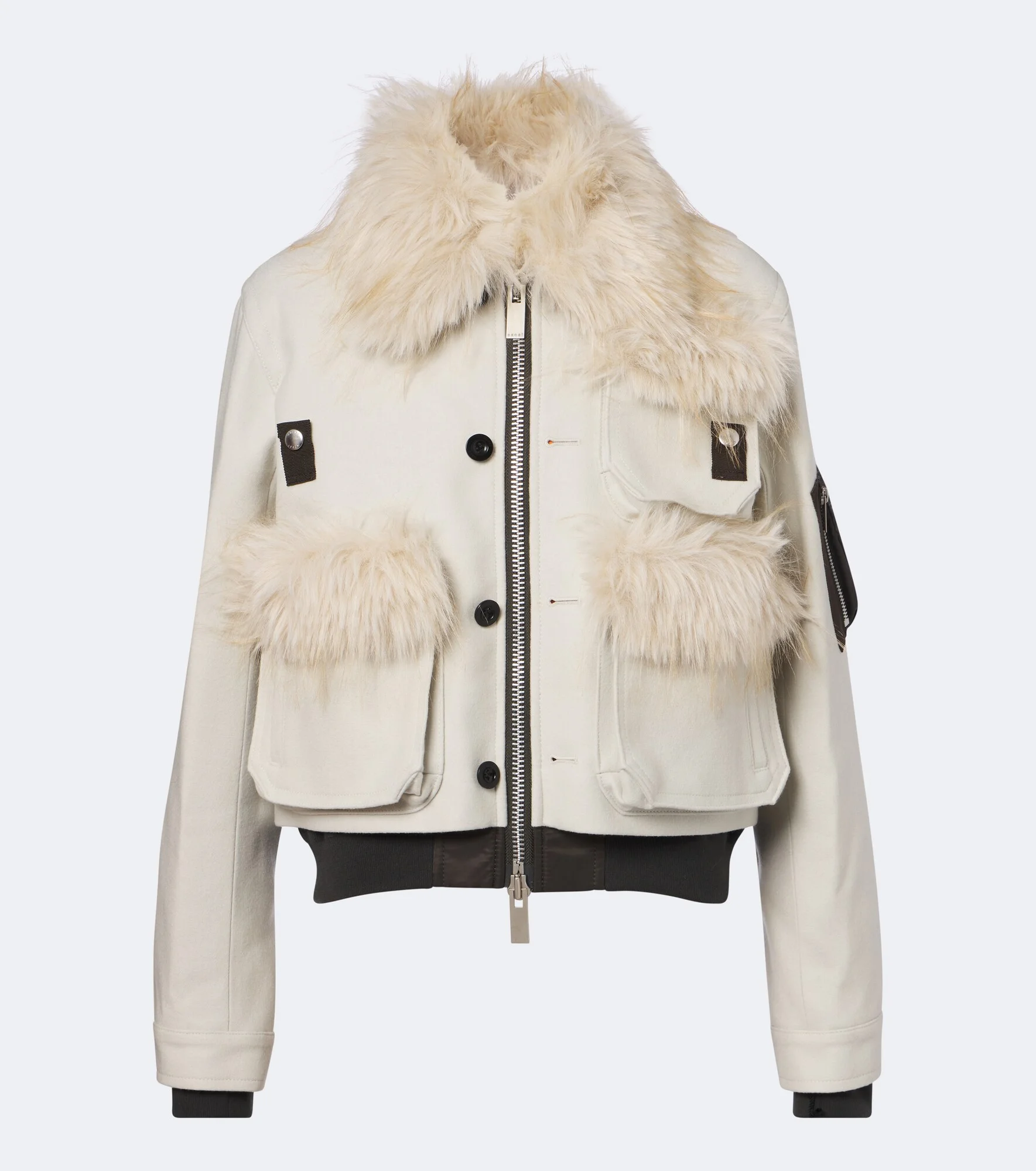 Wool blouson jacket - 1