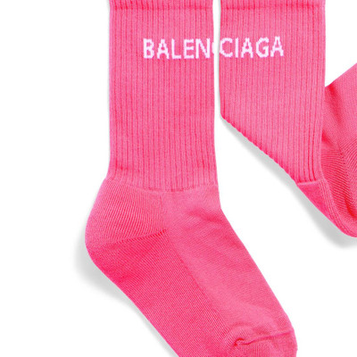 BALENCIAGA Women's Balenciaga Tennis Socks in Bright Pink outlook