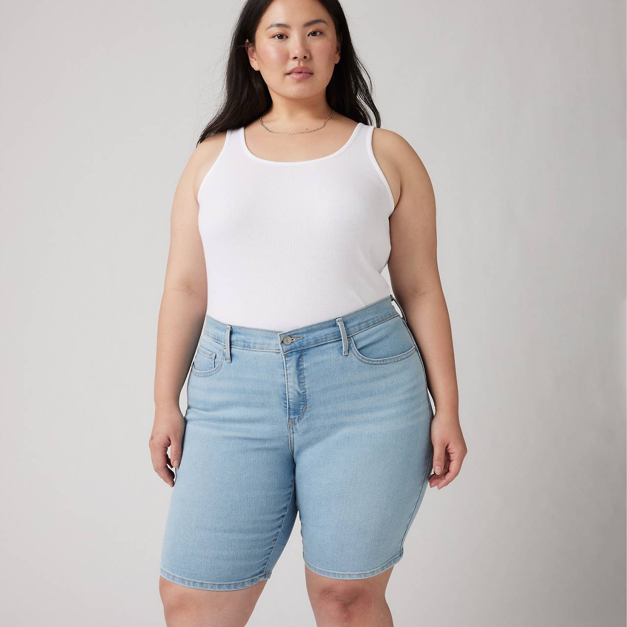 SHAPING BERMUDA WOMEN'S SHORTS (PLUS SIZE) - 5