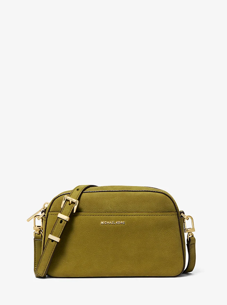 Jet Set Small Nubuck Camera Crossbody Bag - 1
