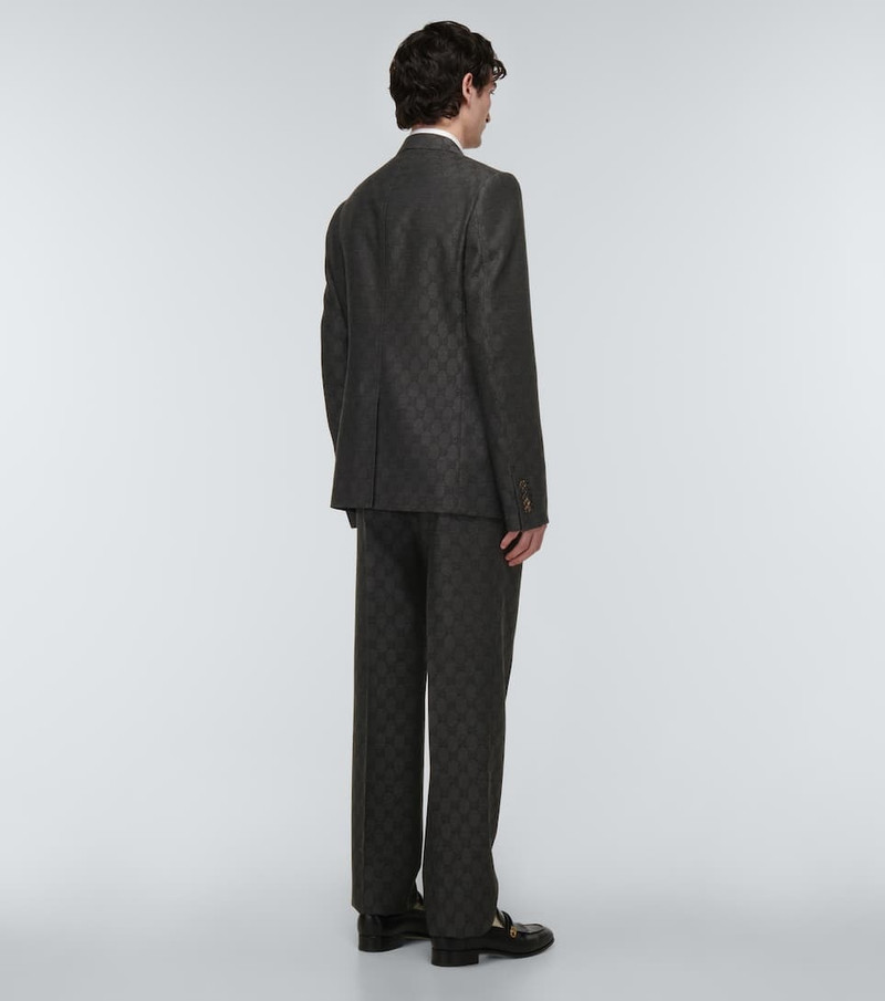 GG monogram double-breasted suit 3