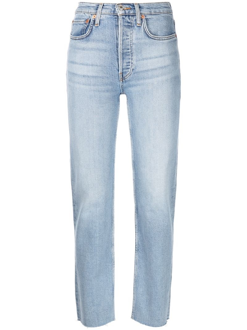 Stove Pipe high-rise straight jeans - 1